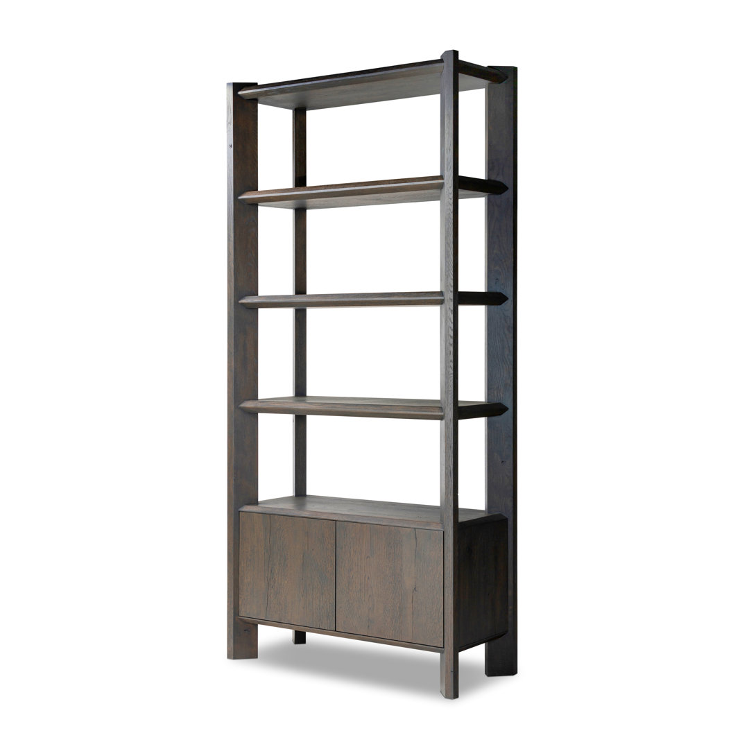 Yale 94" H x 44" W Wood Standard Bookcase